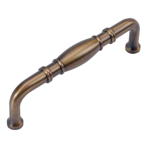 HICKORY HARDWARE Williamsburg Collection 3-3/4 in. (96 mm) Center-to-Center Satin Dover Cabinet Door and Drawer Pull