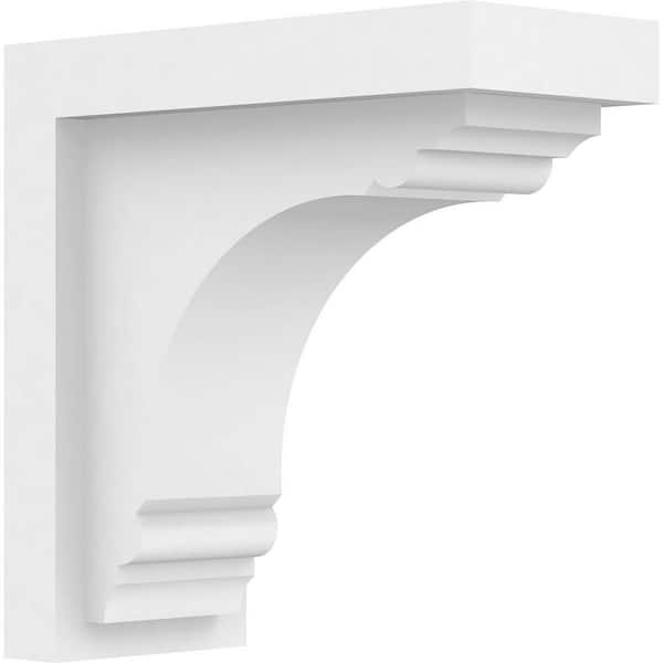 Ekena Millwork Standard Warren 3.5 in. W x 8 in. H x 8 in. D Signature Urethane Polyurethane Bracket