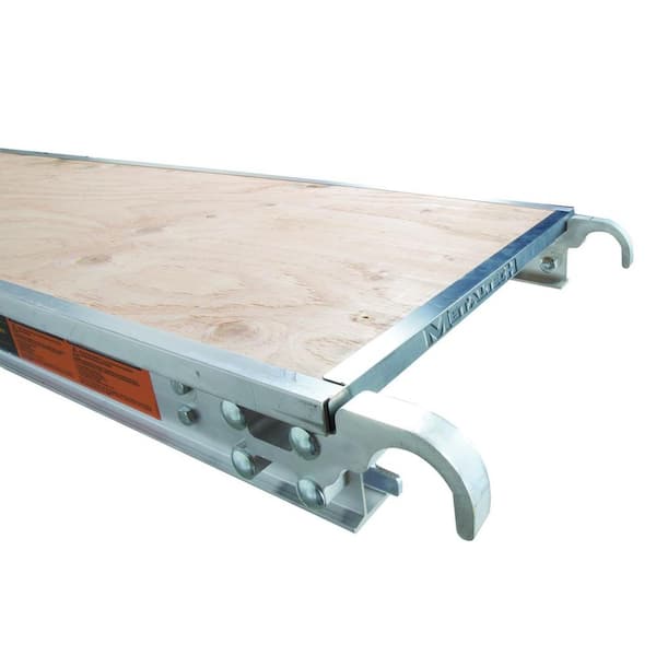 MetalTech 7 ft. x 1.7 ft. Aluminum Platform with Plywood Deck and Reinforced Edge Capping