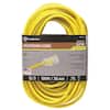 100 ft. 12/3 SJTW Hi-Visibility Outdoor Heavy-Duty Extension Cord with Power Light Plug