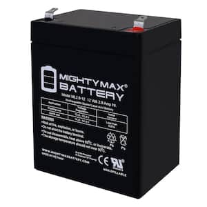 ML2. 9-12-12Volt 2. 9AH, F1 Terminal, Rechargeable SLA AGM Battery