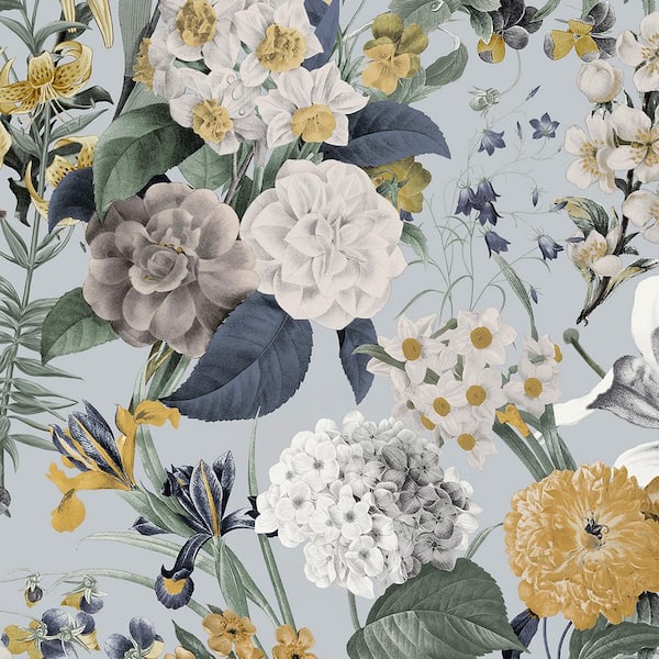 Graham & Brown Glasshouse Soft Grey Removable Wallpaper Sample 11172194 -  The Home Depot