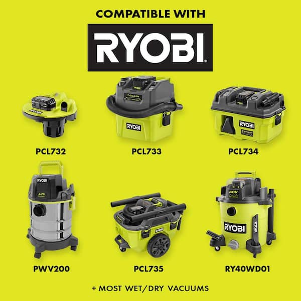RYOBI UniversalFit Wet/Dry Vacuum Adapter A32AD01 - The Home Depot