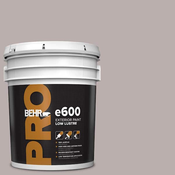 BEHR PRO 5 gal. #PPU17-11 Vintage Mauve Low Luster Exterior Paint