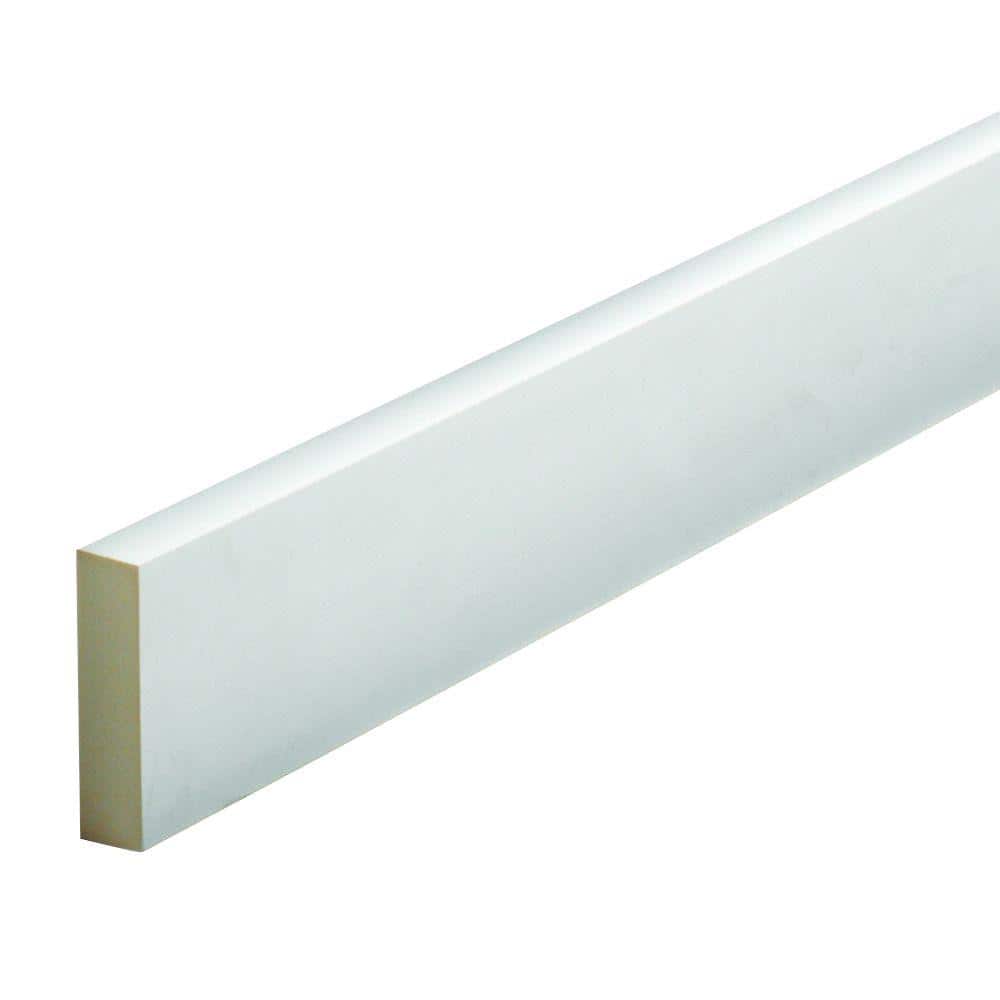 1 in. x 5-1/2 in. x 96 in. Polyurethane Window or Door Flat Trim -  Fypon, FLT159-8