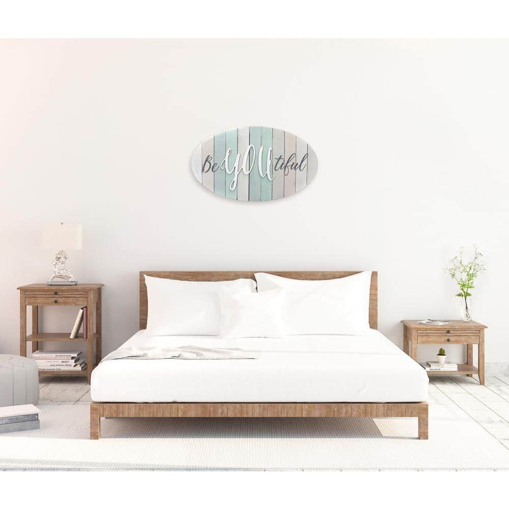 22 in. W x 13 in. H BeYOUtiful by KLB Printed Wall Art