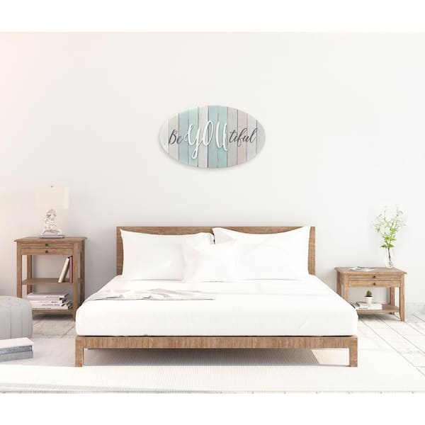Unbranded 22 in. W x 13 in. H "BeYOUtiful" by KLB Printed Wall Art