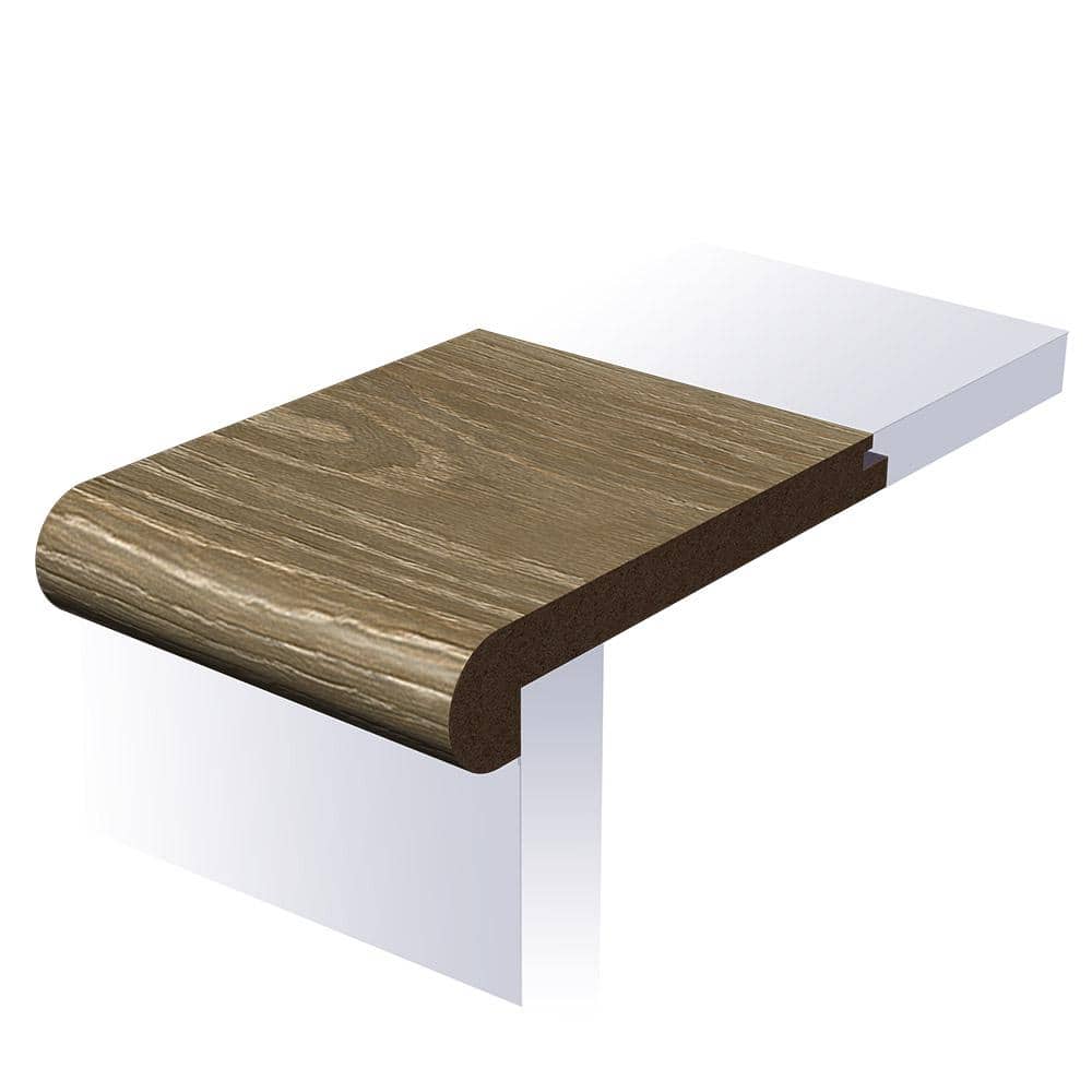 Vast Rivoli Flush Stair Nose 0.95 in. T x 4.47 in. W x 94 in. L Smooth Wood Look Laminate Moulding/Trim price history on PriceWatchPro