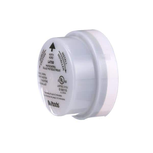 Gray Outdoor Twist Lock Photocell Sensor