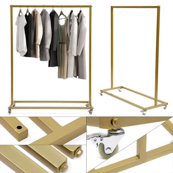 1pc Luxury Gold Clothes Hanger Solid Aluminum Alloy Coat Hangers Clothing  Display Hanging Racks Home Wardrobe Storage Organizer
