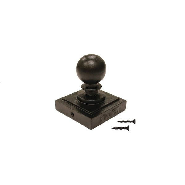 4 in. x 4 in. Wood Colonial Ball Post Top Finial (6-Pack)