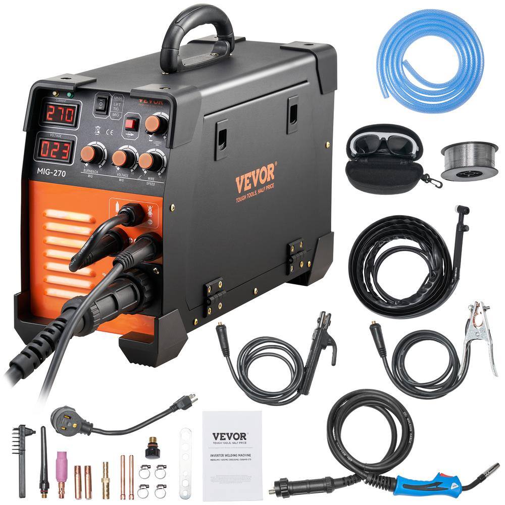 SparKore 120Amp MIG Welder - 4-in-1 Dual Voltage Welding Machine 110V/220V