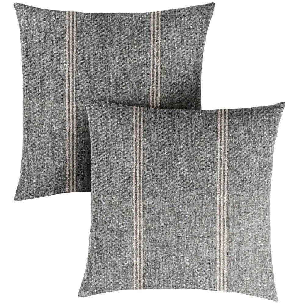 Sunbrella Lengthen Stone Square Outdoor Throw Pillow (2-Pack) price history on PriceWatchPro