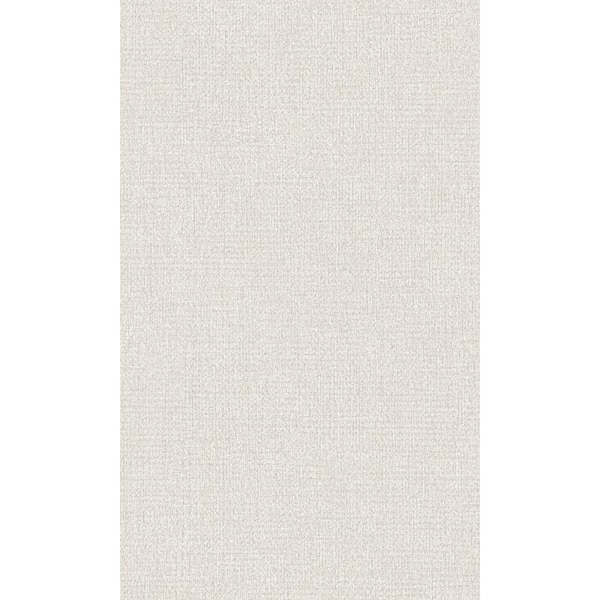 Walls Republic White Textured Fabric Like Plain Print Paste the