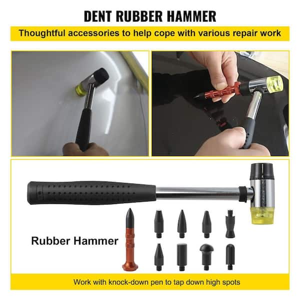 10Pcs Paintless Dent Repair Tools Hail Ding Hammer Tap Down Pen Car Repair  US