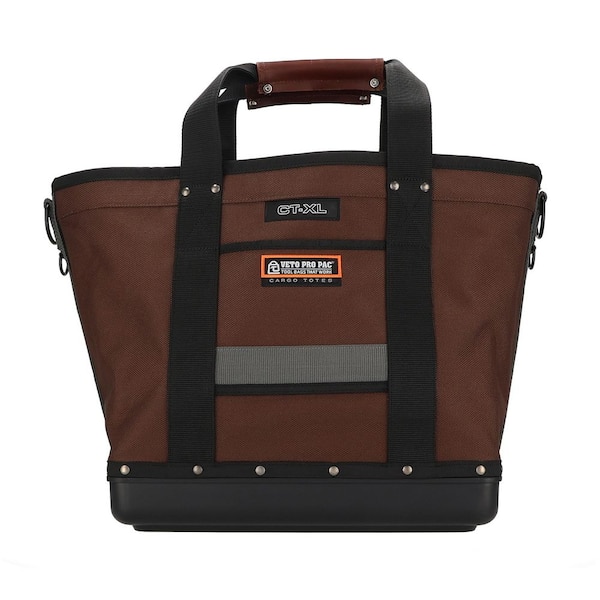 VETO PRO PAC 17 in. 5-Pocket Original Nylon Bag/Tote with Padded Handle;Weatherproof;Waterproof;Shatterproof