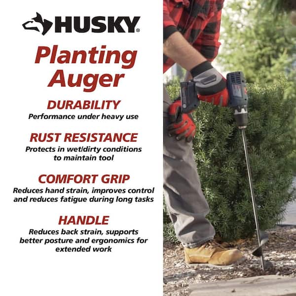 24 in. Bulb Planter Auger for Power Drills