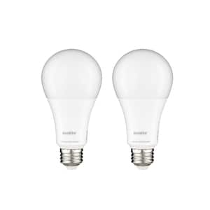 60,75,125-Watt Equivalent A21 Dimmable Medium E26 Base Omni-Directional 3-Way LED Light Bulb in 4000K (2-Pack)