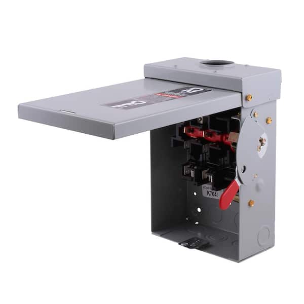 ABB 30 Amp 240-Volt Fusible Outdoor General-Duty Safety ABB 30 Amp 240-Volt Fusible Outdoor General-Duty Safety
