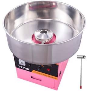 Electric Cotton Candy Machine 1000 W Commercial Floss Maker with Stainless Steel Bowl, Sugar Scoop and Drawer