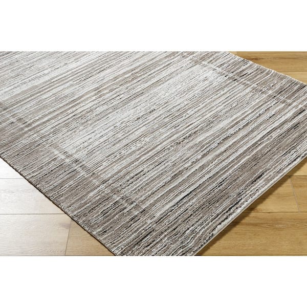 Montana MTN-2317 7 ft. x 10 ft. Black Machine Woven Area Rug