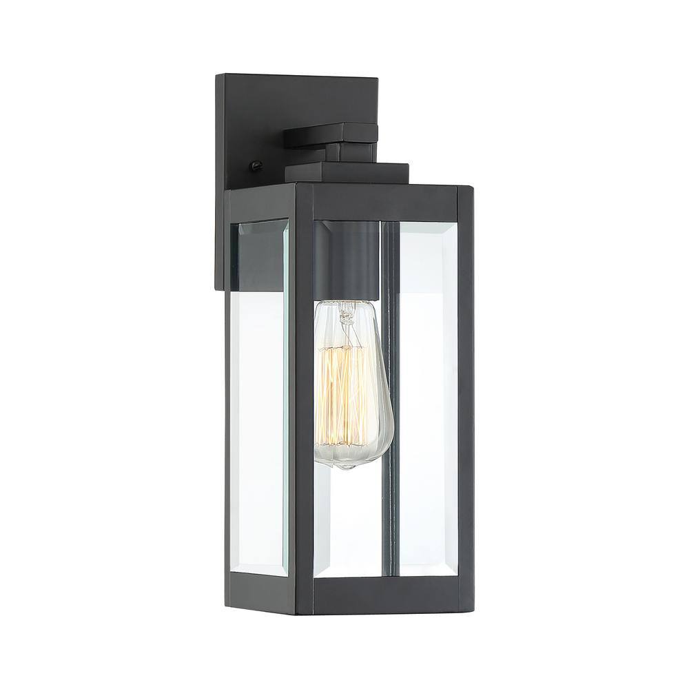 Westover 1-Light Earth Black Outdoor Wall Lantern Sconce price history on PriceWatchPro