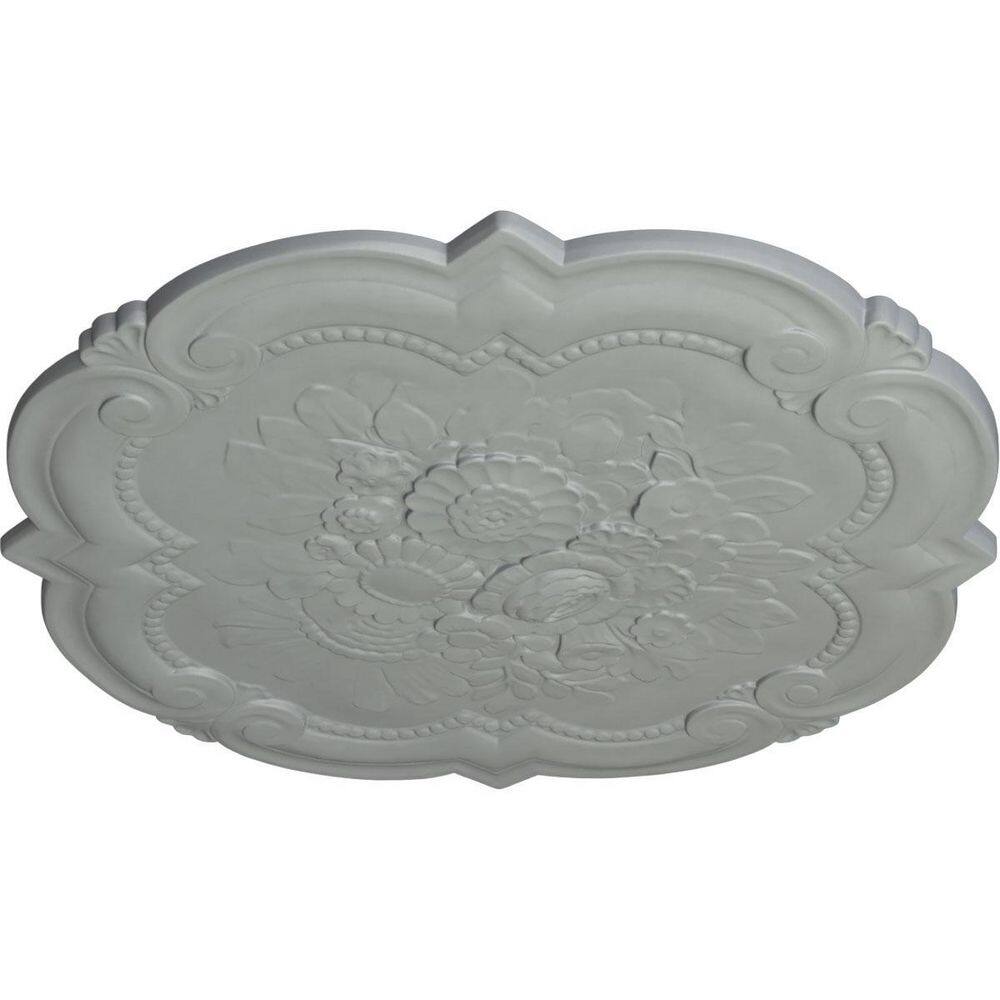 Victorian Elegance 24'' Primed Urethane Ceiling Medallion
