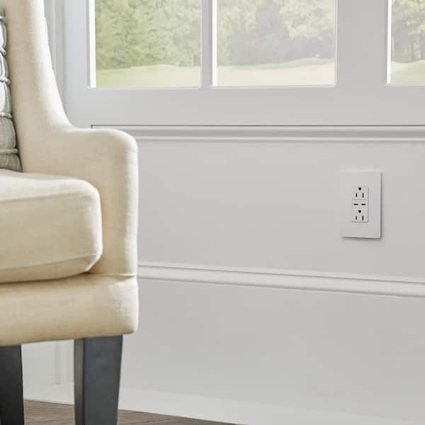 Legrand 15-Amp 120/125-volt Tamper Resistant Residential Duplex Switch  Outlet, White in the Electrical Outlets department at