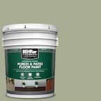 5 gal. #S380-4 Bay Water Low-Lustre Enamel Interior/Exterior Porch and Patio Floor Paint