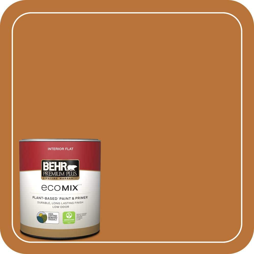 1 qt. #S-H-280 Acorn Spice Flat EcoMix Plant-Based Interior Paint & Primer price history on PriceWatchPro