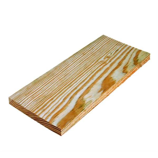 WeatherShield 1 in. x 6 in. x 8 ft. D Grade Southern Pine Pressure-Treated Board