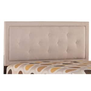 Becker 79 in. W Cream King Headboard with Bed Rail