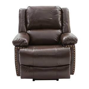 Power Lift Recliner Lazy Boy Recliner for Elderly Heat and Massage by Remote Control for Living Room in Brown