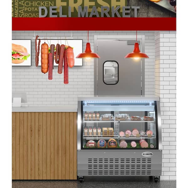 urban bobby【DELI CASE】 Koolmore 18 cu. ft. Commercial Refrigerator Deli Display