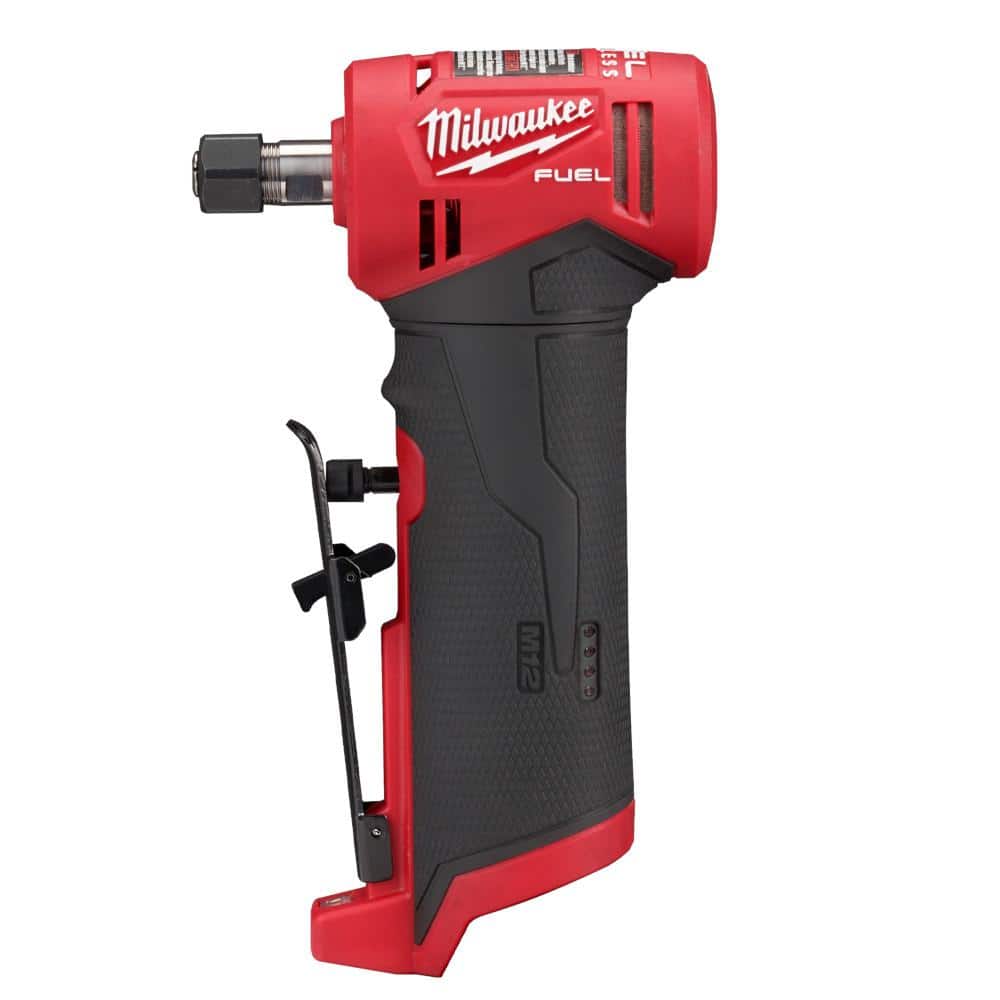 Milwaukee M12 FUEL 12V Lithium-Ion Brushless Cordless 1/4 in. Right Angle  Die Grinder (Tool-Only) 2485-20 The Home Depot
