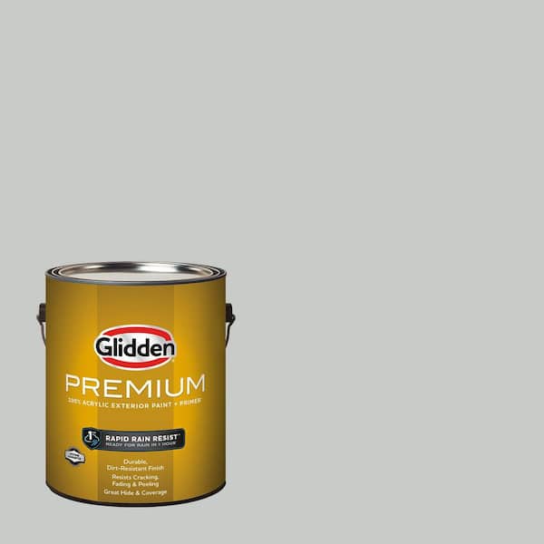 Glidden Premium 1 gal. PPG0994-2 Pittsburgh Gray Semi-Gloss