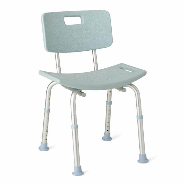 Medline Bath Safety Shower Chair with Microban in Gray