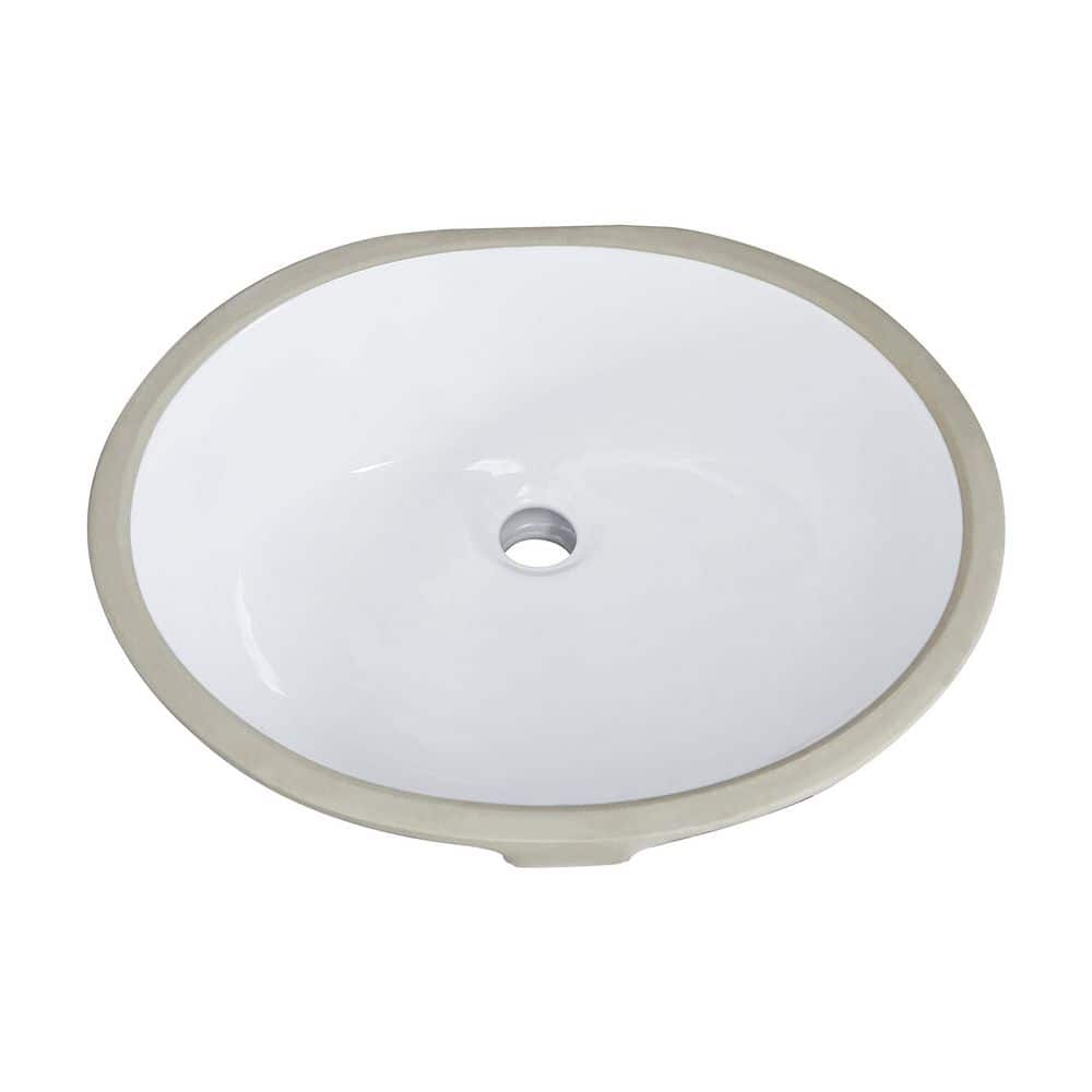 19.5 in. Drop-In/Undermount Single Bowl White Ceramic Kitchen Sink with Overflow price history on PriceWatchPro