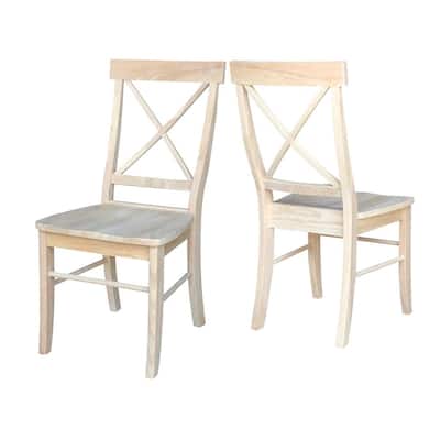 Unfinished Wood Dining Chairs, Kitchen Chair With Arms