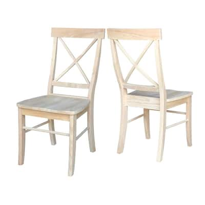 Wood Dining Chairs Kitchen Dining Room Furniture The Home Depot