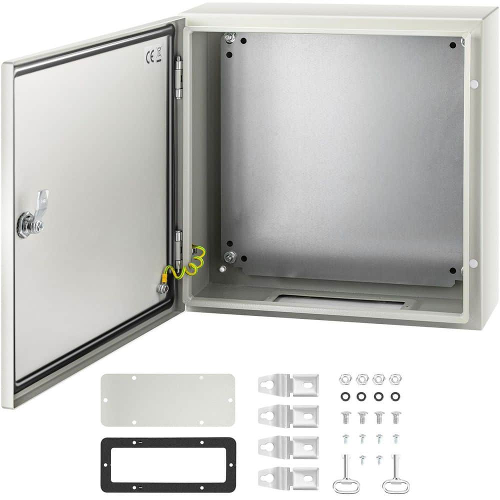 16 x 16 x 6in. NEMA Steel Enclosure, IP66 Waterproof and Dustproof Electrical Box, Outdoor/Indoor Junction Box, Mounting price history on PriceWatchPro