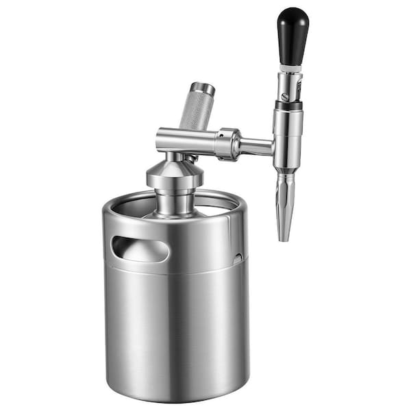Nitro Cold Brew Coffee Maker 68 oz. Nitrogen Dispenser System, Home Brew Coffee Keg, Portable Nitrogen Infuser