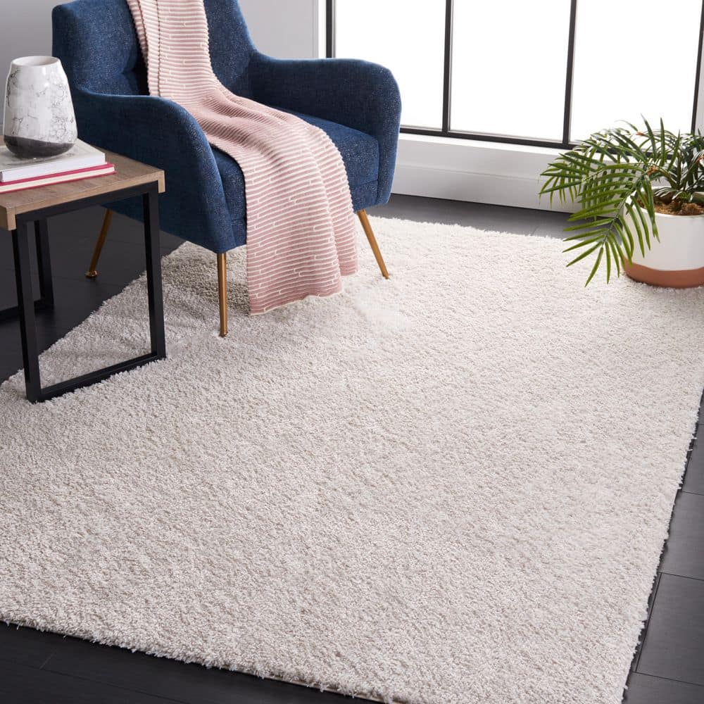 Tahoe Shag 5 ft. x 7 ft. Silver Modern Solid Area Rug price history on PriceWatchPro