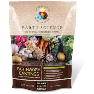 4 lbs. Organic All-Purpose Earthworm Castings Plant Food Fertilizer