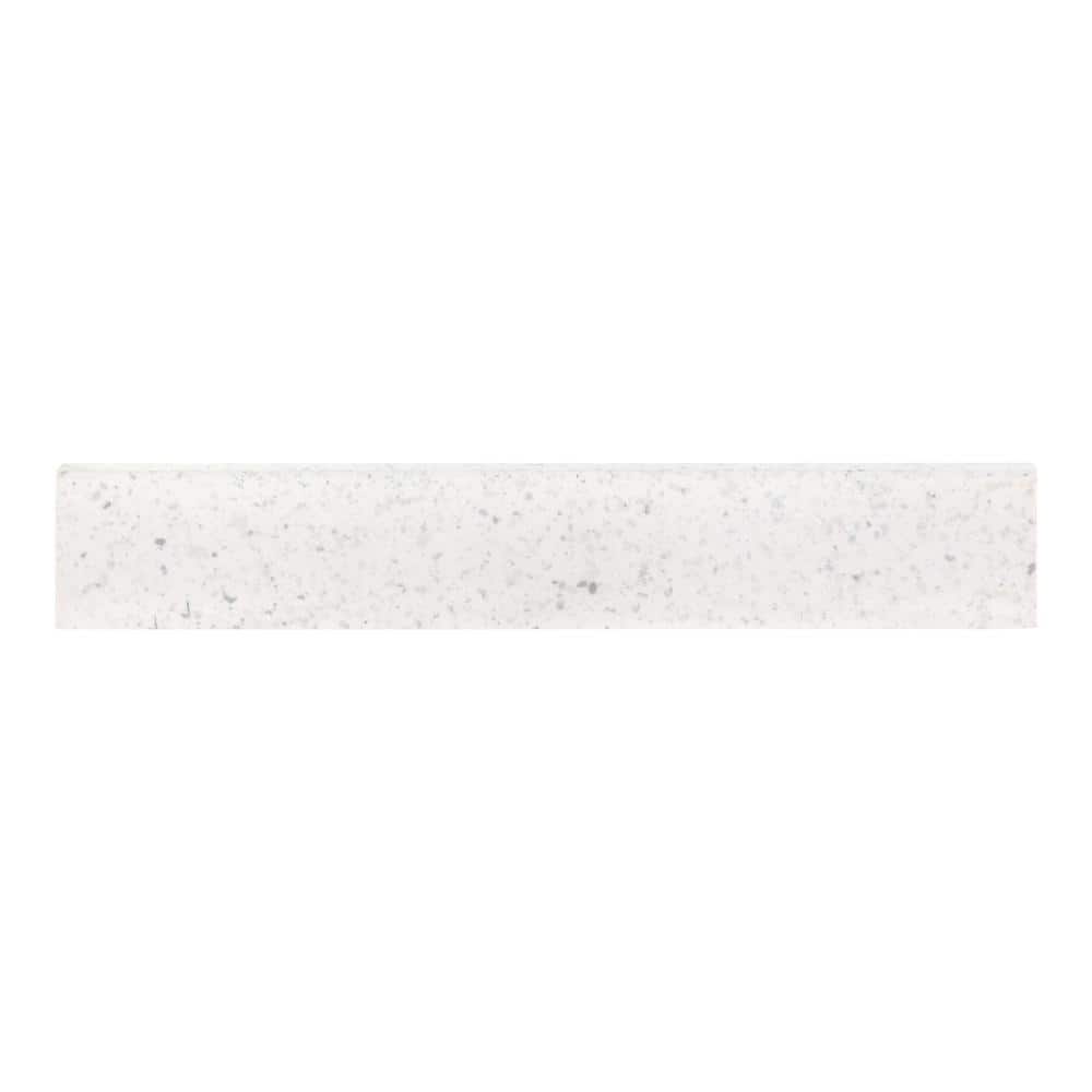 21.13 in. W x 0.75 in. D x 3.5 in. H Cultured Marble Vanity Side Splash in 