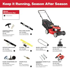 21 in. 140cc 550e Series Briggs & Stratton Engine 2-in-1 Gas FWD Self Propelled Lawn Mower