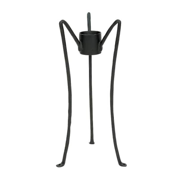 ACHLA DESIGNS Gazing Globe Ball Stand, Footed, 24 in. Tall Black Powder Coat Finish