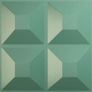 11-7/8 in. W x 11-7/8 in. H Swindon EnduraWall Decorative 3D Wall Panel, Sea Mist (12-Pack for 11.76 Sq.Ft.)