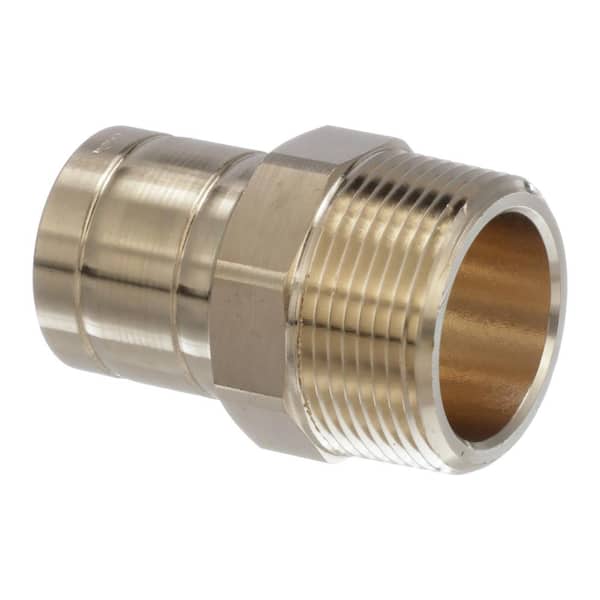 Viega ProPress 1-1/4 in. FTG x MPT Zero-Lead Bronze Street Adapter