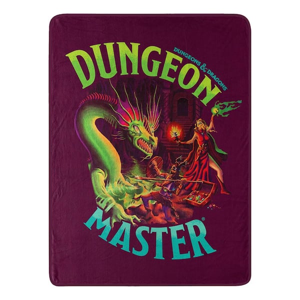 THE NORTHWEST GROUP Dungeons And Dragons Be The Master Micro Raschel Throw